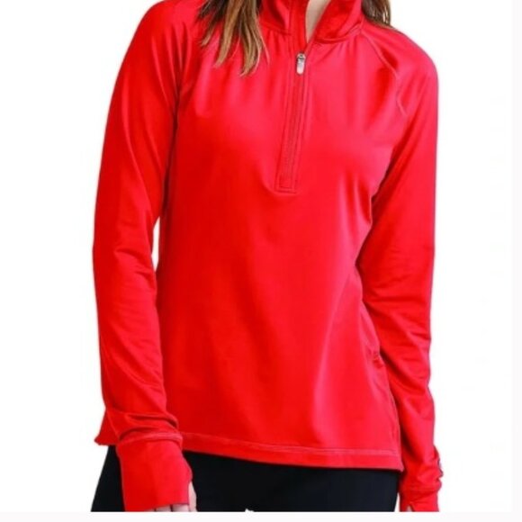 Champion Absolute Half Zip Moisture Wicking Long Sleeve Athletic Wear Nwt - Picture 2 of 8